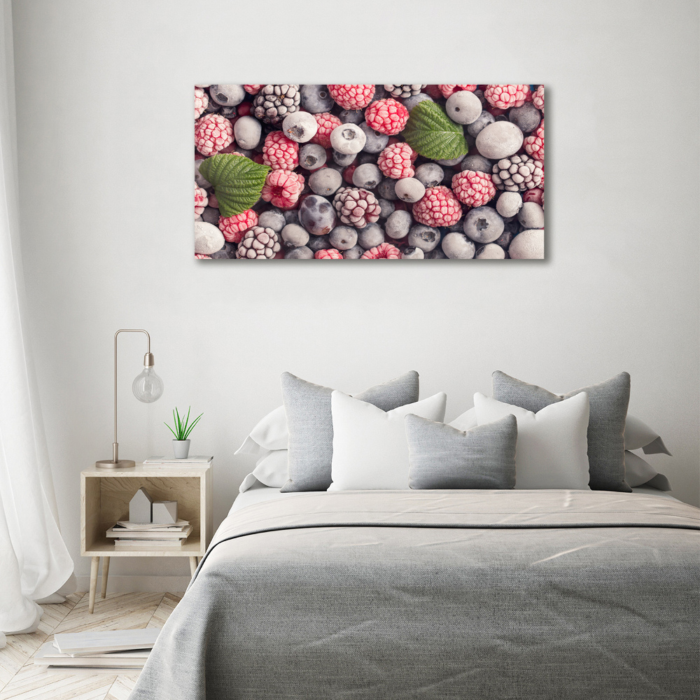 Tableau imprimé sur toile Fruits de la forêt congelés