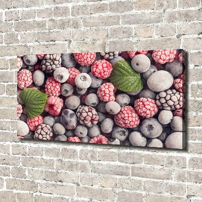 Tableau imprimé sur toile Fruits de la forêt congelés