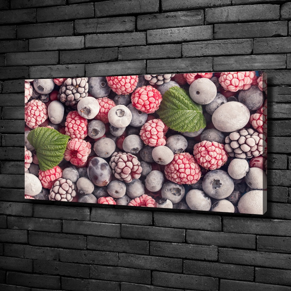 Tableau imprimé sur toile Fruits de la forêt congelés