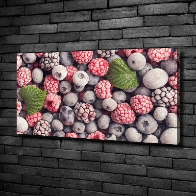 Tableau imprimé sur toile Fruits de la forêt congelés