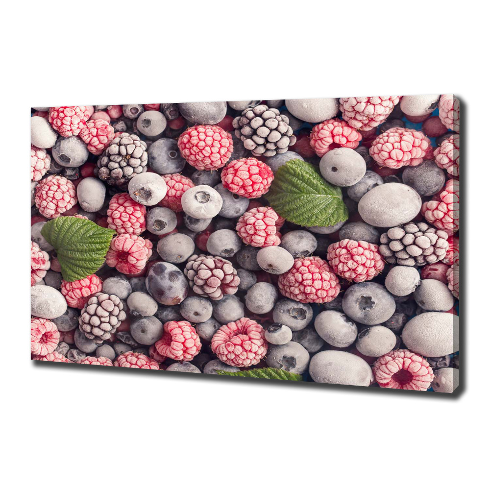 Tableau imprimé sur toile Fruits de la forêt congelés