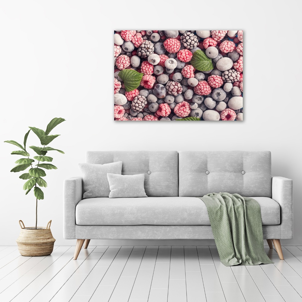 Tableau imprimé sur toile Fruits de la forêt congelés