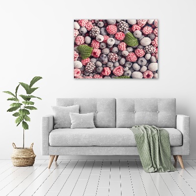 Tableau imprimé sur toile Fruits de la forêt congelés