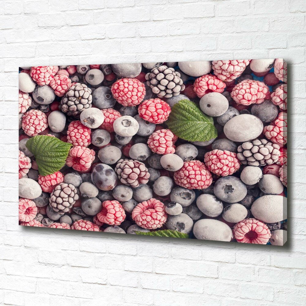 Tableau imprimé sur toile Fruits de la forêt congelés