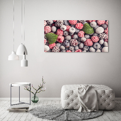 Tableau imprimé sur toile Fruits de la forêt congelés