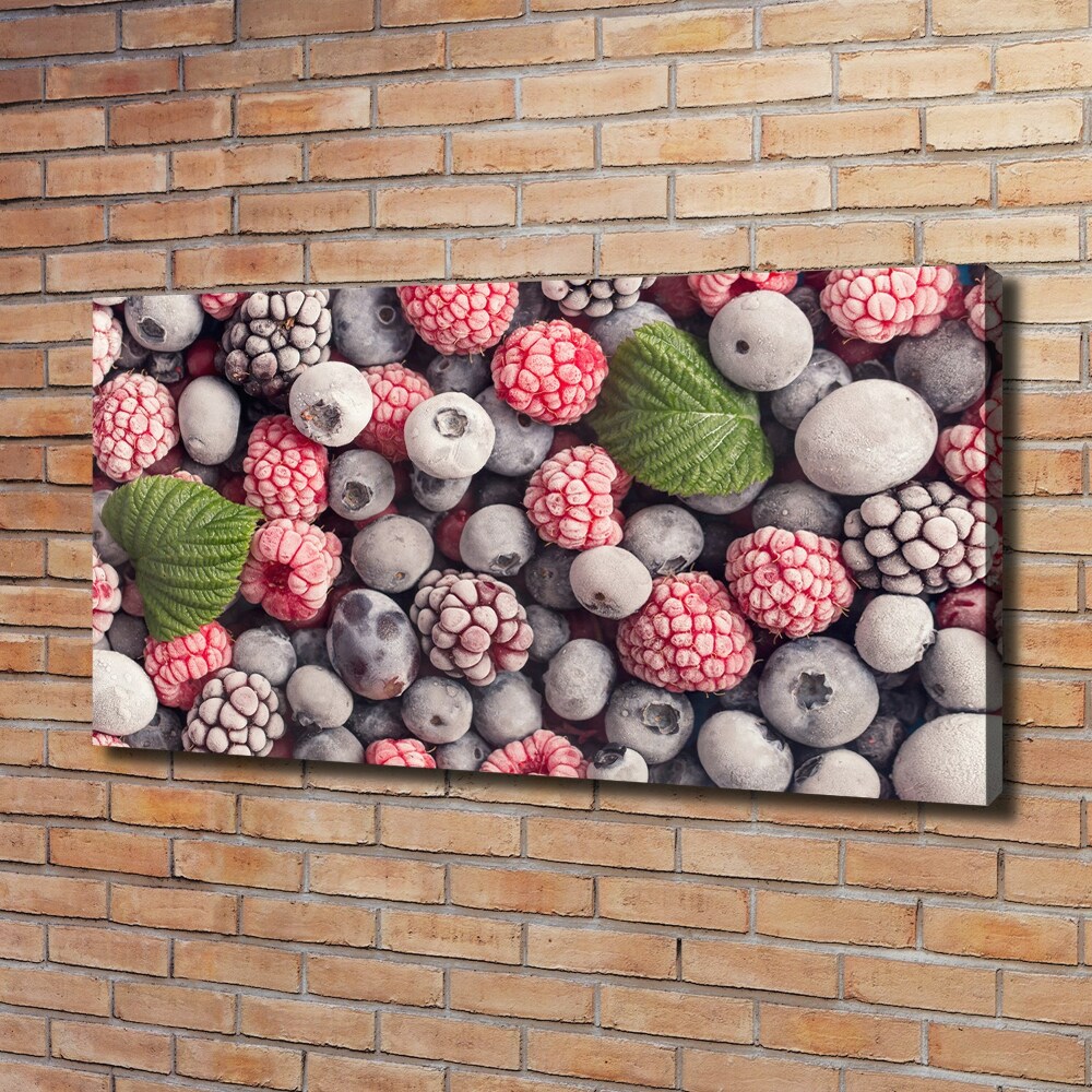 Tableau imprimé sur toile Fruits de la forêt congelés