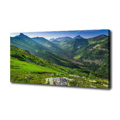 Tableau photo sur toile Aube dans les montagnes