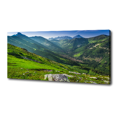 Tableau photo sur toile Aube dans les montagnes