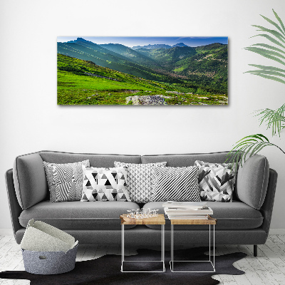 Tableau photo sur toile Aube dans les montagnes