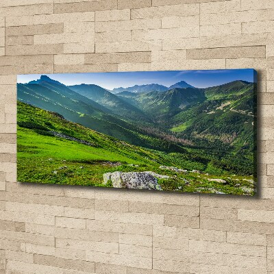 Tableau photo sur toile Aube dans les montagnes