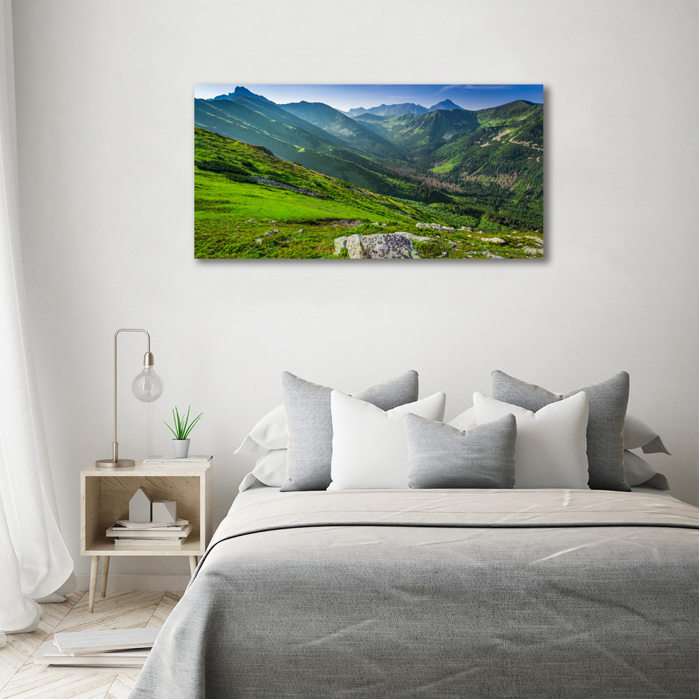 Tableau photo sur toile Aube dans les montagnes