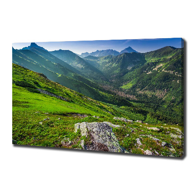 Tableau photo sur toile Aube dans les montagnes