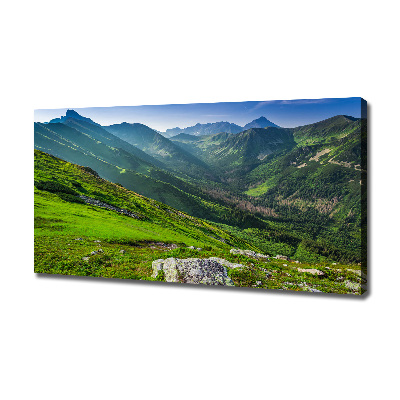 Tableau photo sur toile Aube dans les montagnes