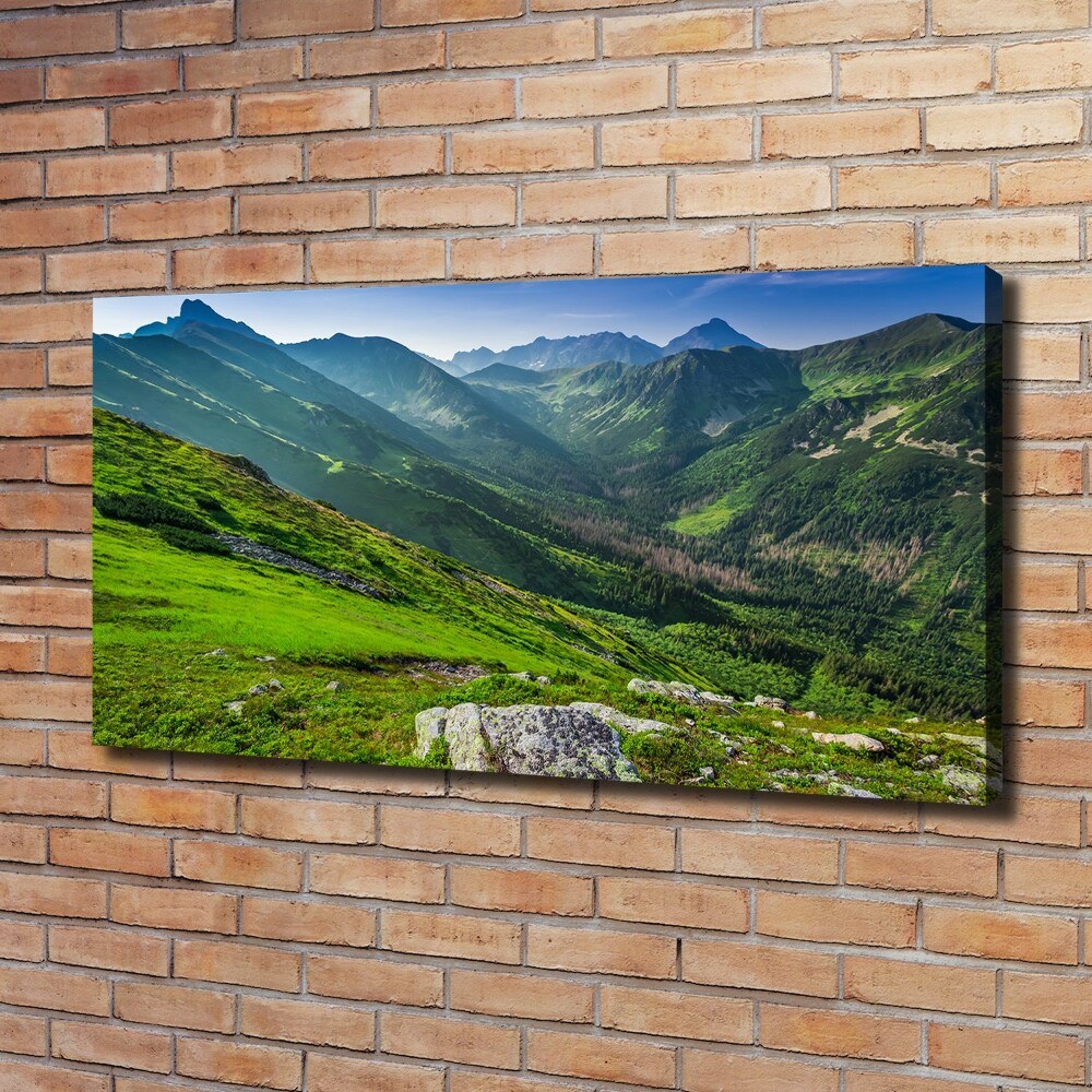 Tableau photo sur toile Aube dans les montagnes