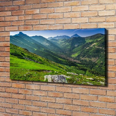 Tableau photo sur toile Aube dans les montagnes