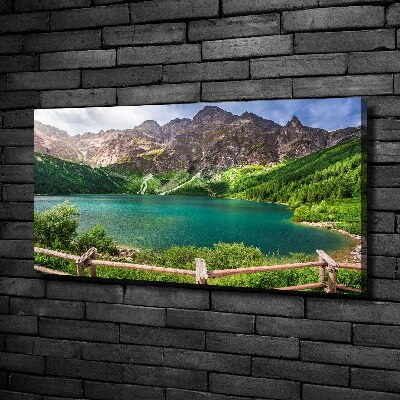 Tableau sur toile Oeil moral Tatras