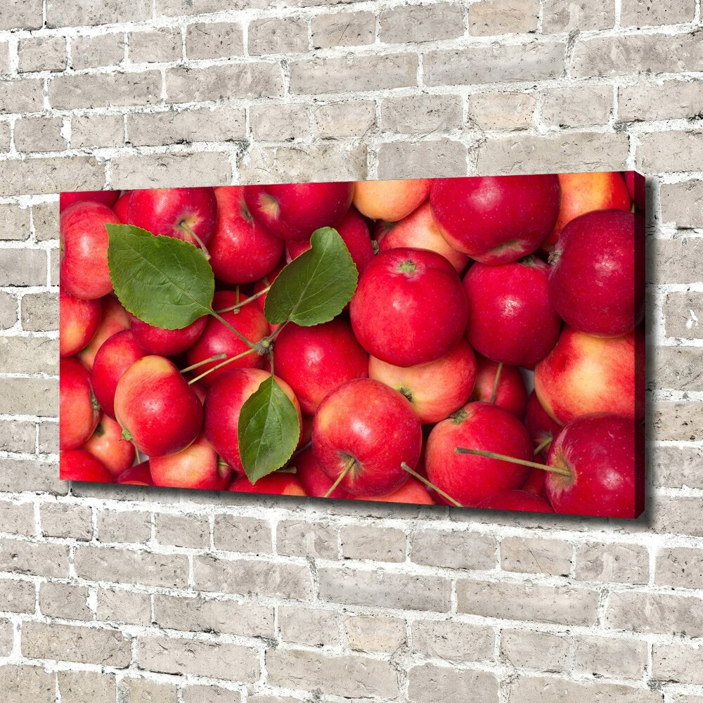 Tableau imprimé sur toile Pommes rouges