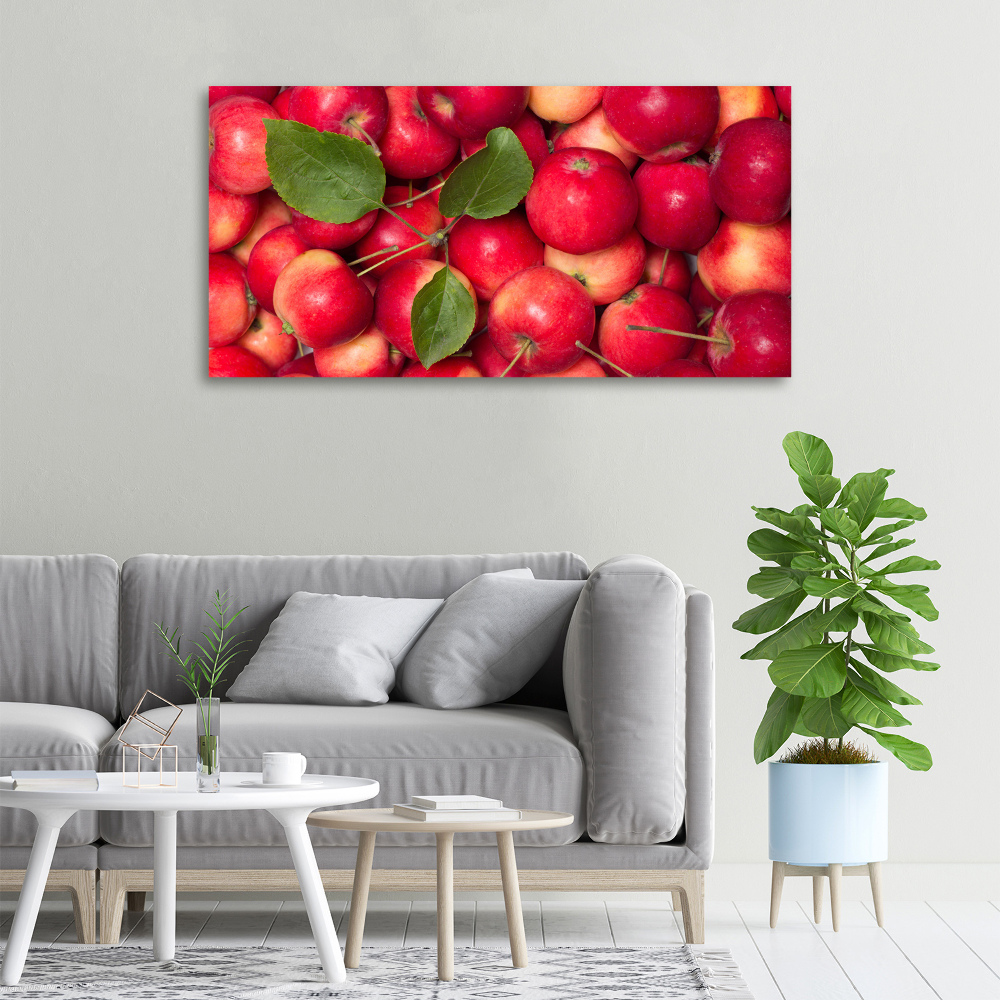 Tableau imprimé sur toile Pommes rouges