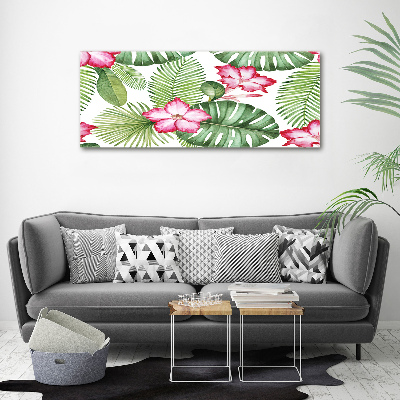 Tableau photo sur toile Fleurs exotiques