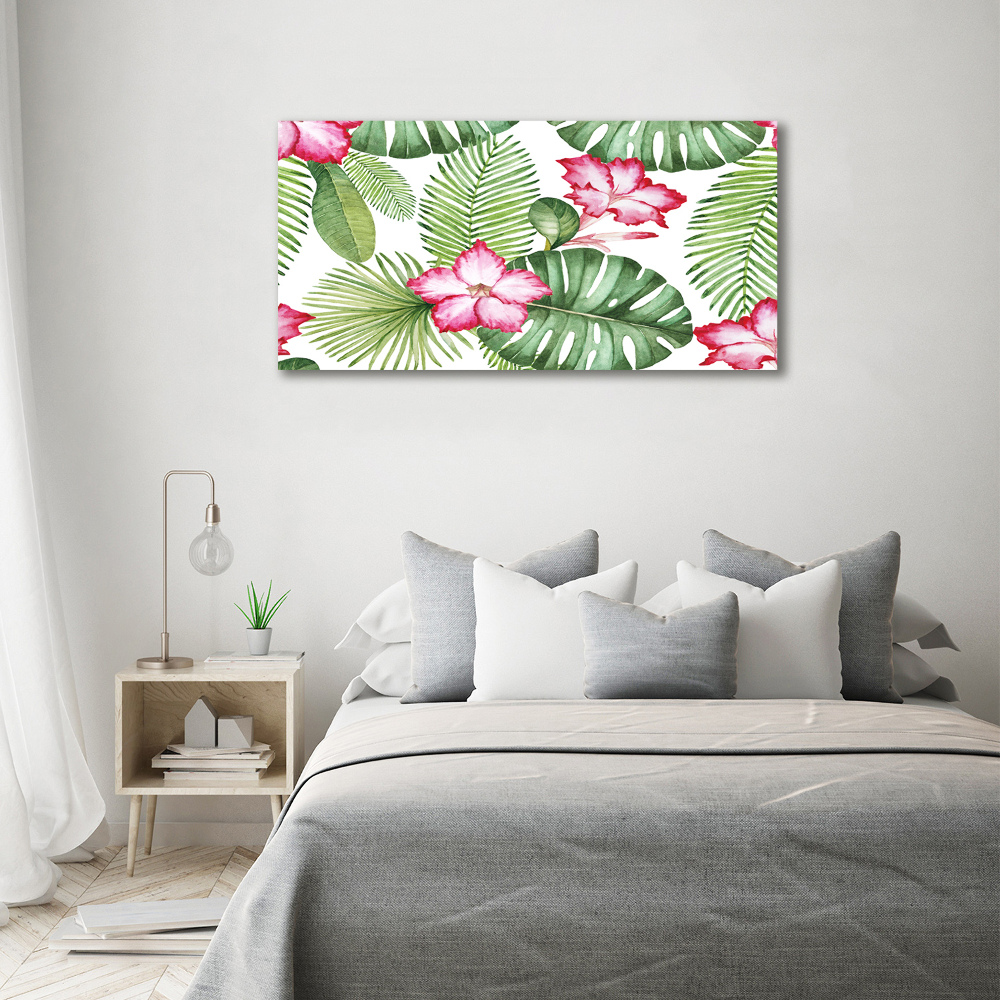 Tableau photo sur toile Fleurs exotiques