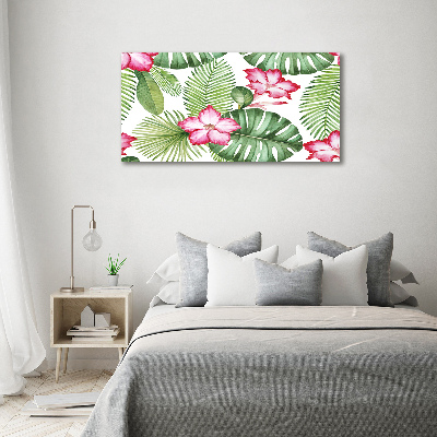 Tableau photo sur toile Fleurs exotiques