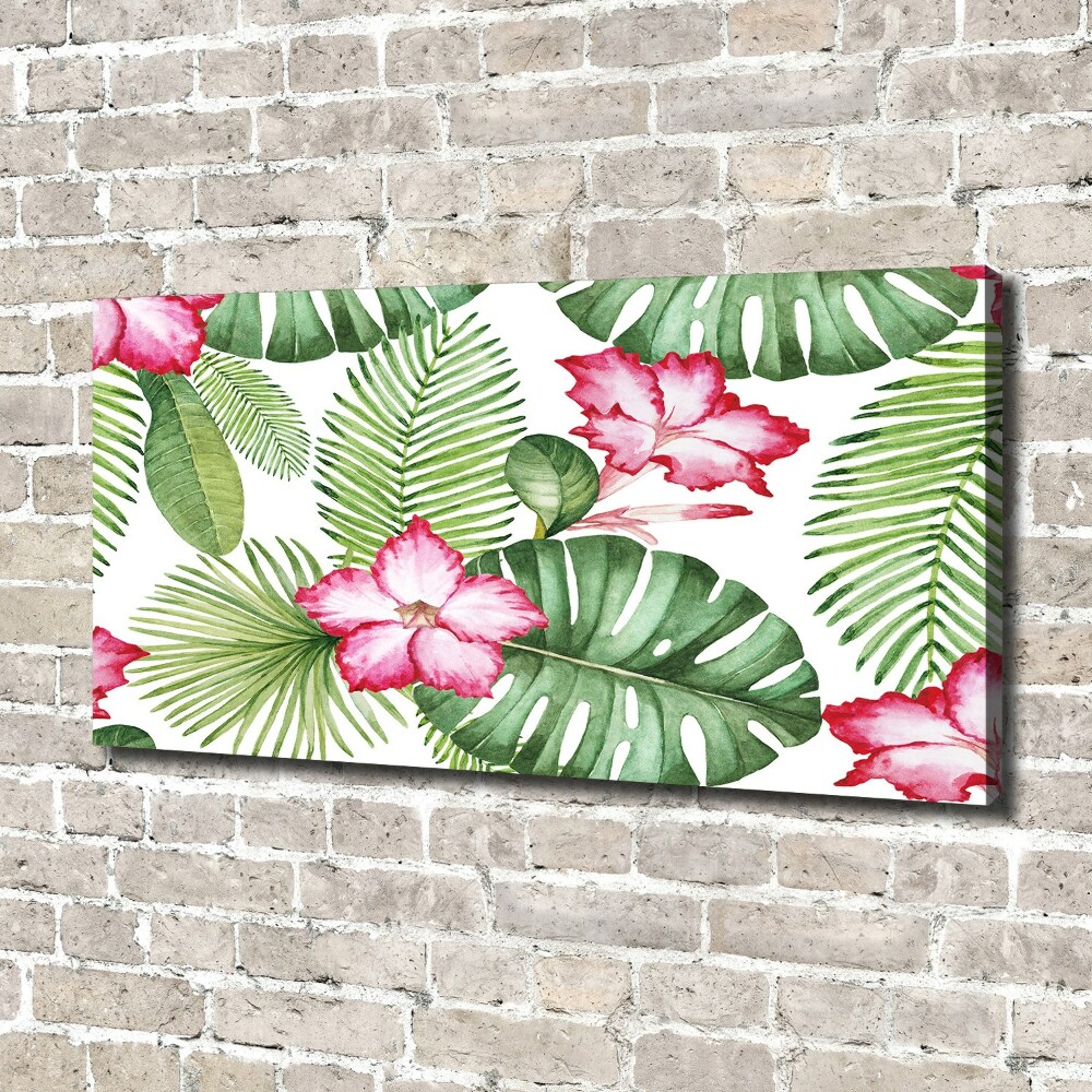 Tableau photo sur toile Fleurs exotiques