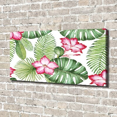 Tableau photo sur toile Fleurs exotiques