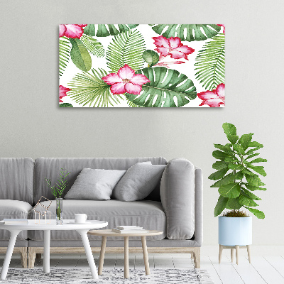 Tableau photo sur toile Fleurs exotiques