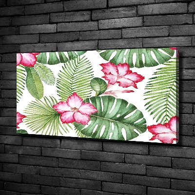 Tableau photo sur toile Fleurs exotiques