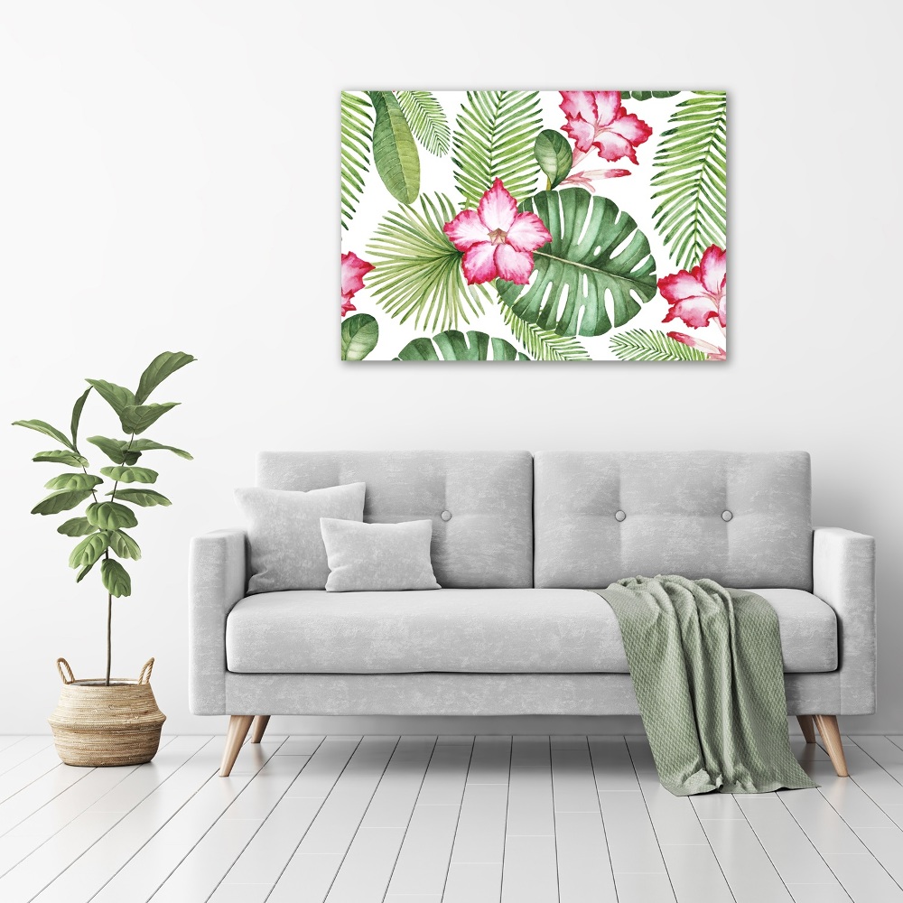 Tableau photo sur toile Fleurs exotiques