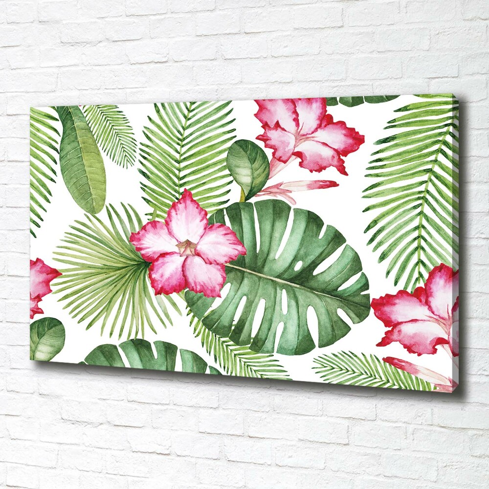 Tableau photo sur toile Fleurs exotiques