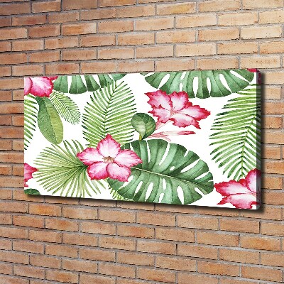 Tableau photo sur toile Fleurs exotiques