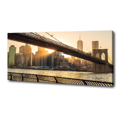 Tableau imprimé sur toile Pont de Brooklyn