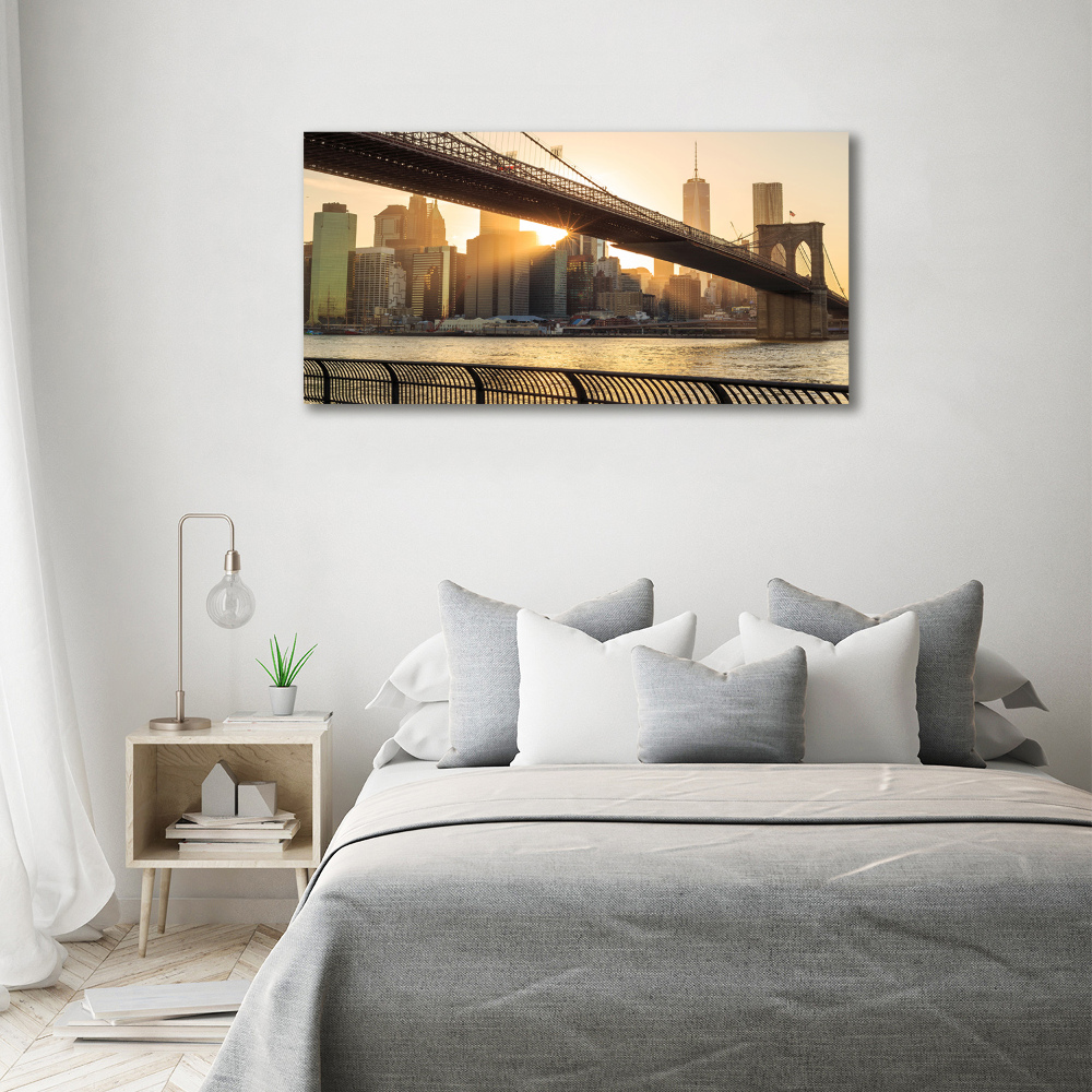 Tableau imprimé sur toile Pont de Brooklyn