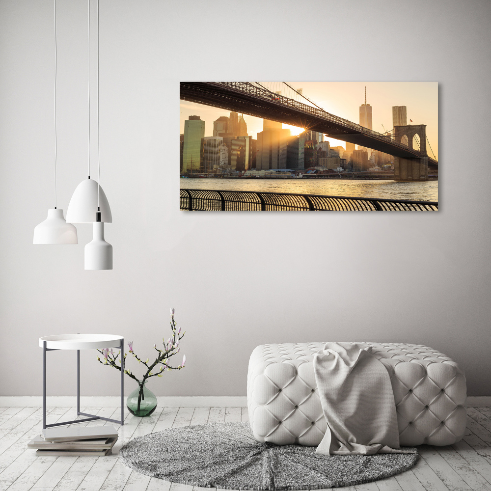 Tableau imprimé sur toile Pont de Brooklyn