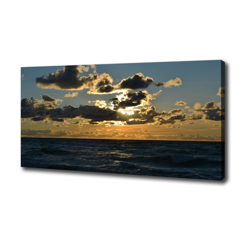 Tableau mural sur toile Ouest au bord de la mer