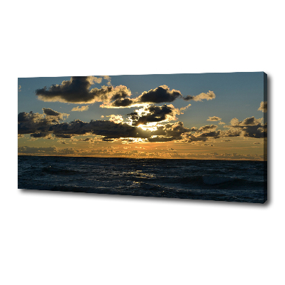 Tableau mural sur toile Ouest au bord de la mer