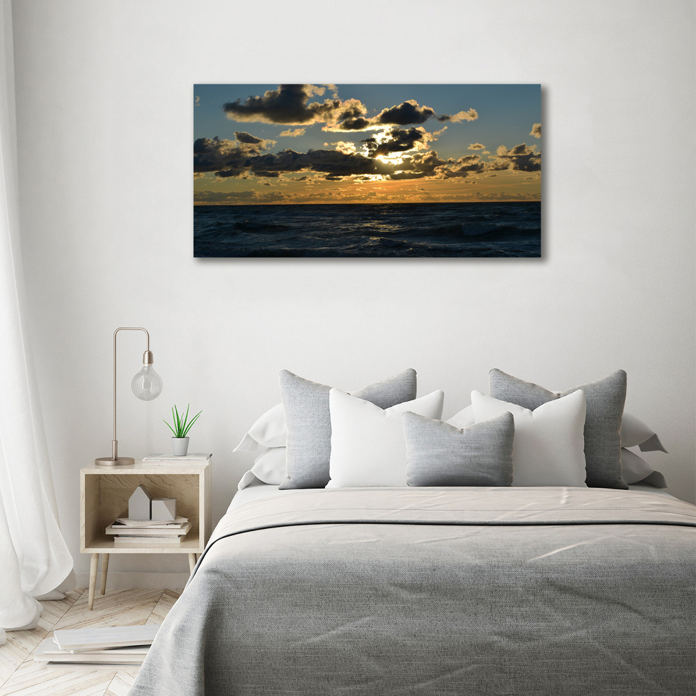 Tableau mural sur toile Ouest au bord de la mer