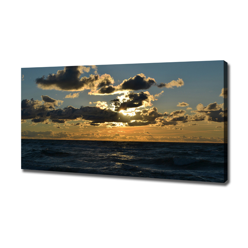 Tableau mural sur toile Ouest au bord de la mer