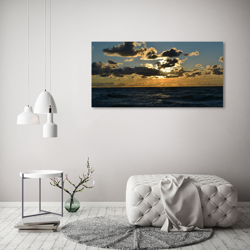 Tableau mural sur toile Ouest au bord de la mer