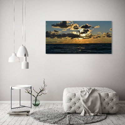 Tableau mural sur toile Ouest au bord de la mer