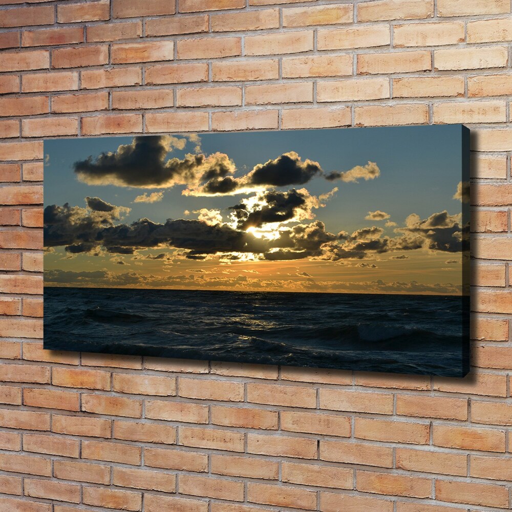 Tableau mural sur toile Ouest au bord de la mer