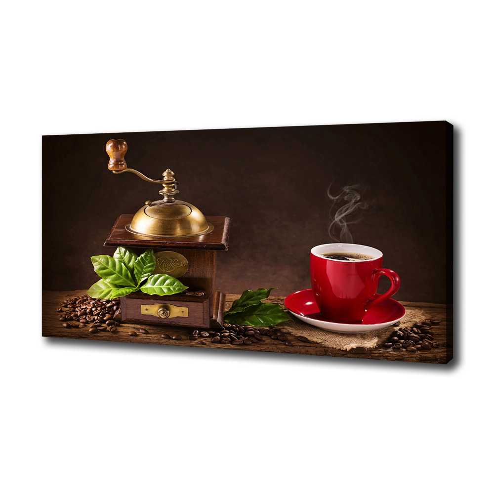 Tableau photo sur toile Café et moulin