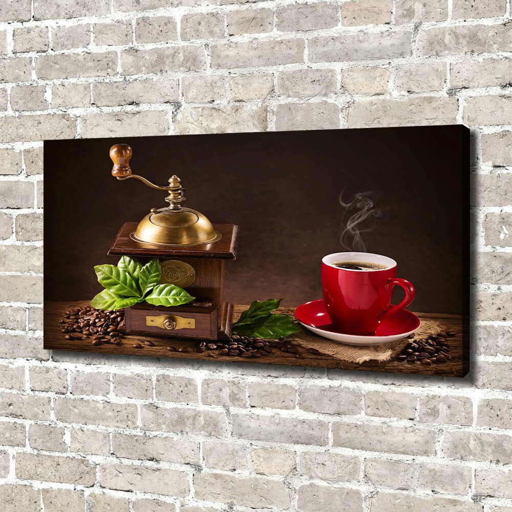 Tableau photo sur toile Café et moulin