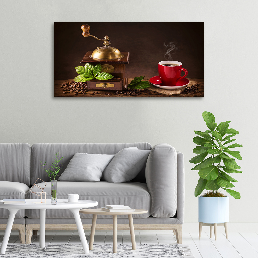 Tableau photo sur toile Café et moulin