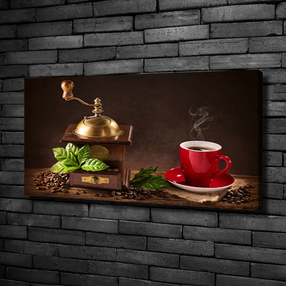 Tableau photo sur toile Café et moulin