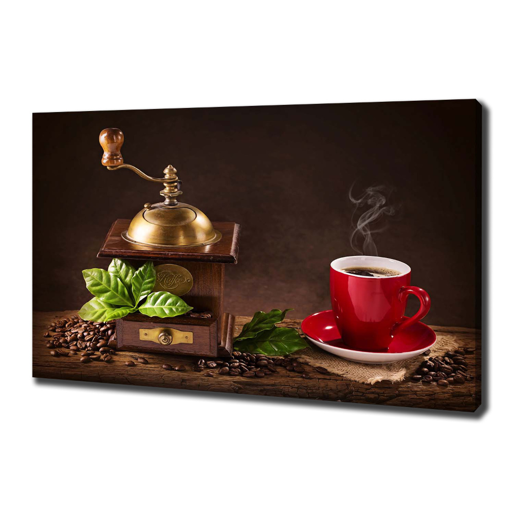 Tableau photo sur toile Café et moulin