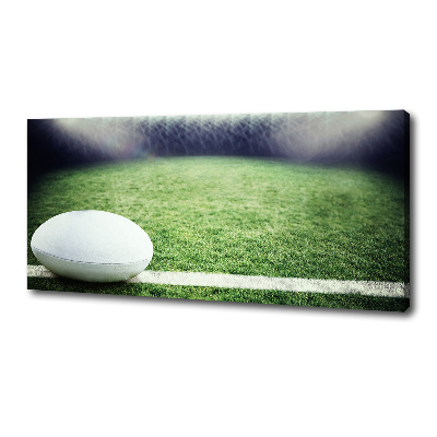 Tableau imprimé sur toile Football dans le Rugby Bowl