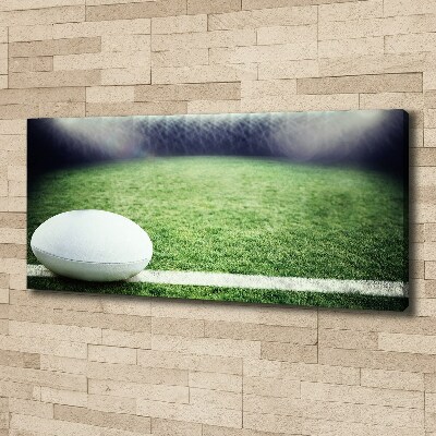 Tableau imprimé sur toile Football dans le Rugby Bowl