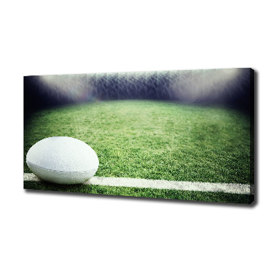 Tableau imprimé sur toile Football dans le Rugby Bowl